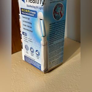 Ontel Safe & Healthy UV-C Sanitizing Light sanitize phones or anything